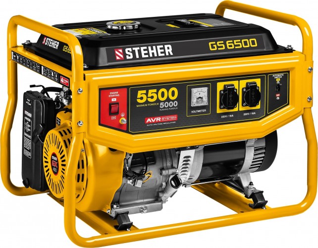 Генератор бензиновый Steher GS-6500