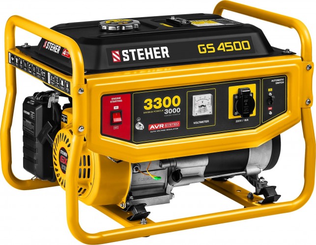 Генератор бензиновый Steher GS-4500