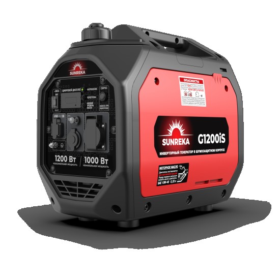 Генератор бензиновый SUNREKA G1200iS инверторный 211030 - изображение 3