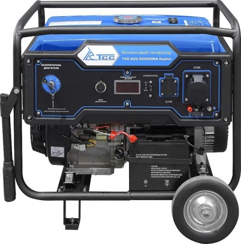 Генератор бензиновый ТСС SGG 6000 EHNA Duplex 160012 - изображение 2