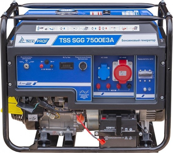 Генератор бензиновый ТСС SGG 7500 Е3A 021303 - изображение 2