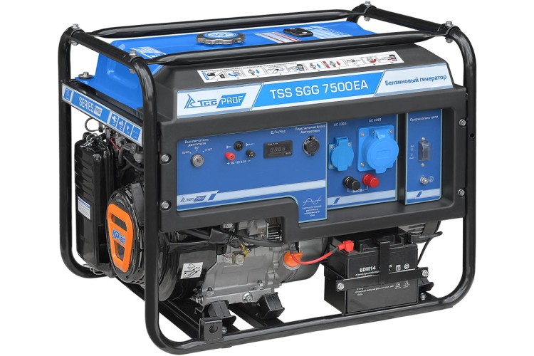 Генератор бензиновый ТСС SGG 7500 EA 021301 - изображение 3