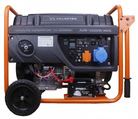 Генератор бензиновый VILLARTEC GG 6300 EBC 2102650100 - изображение 2