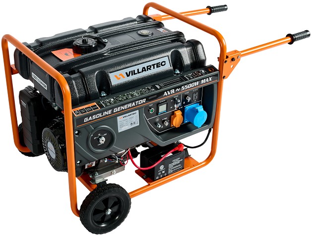 Генератор бензиновый VILLARTEC GG 6300 EWC GG6300EWC - изображение 2