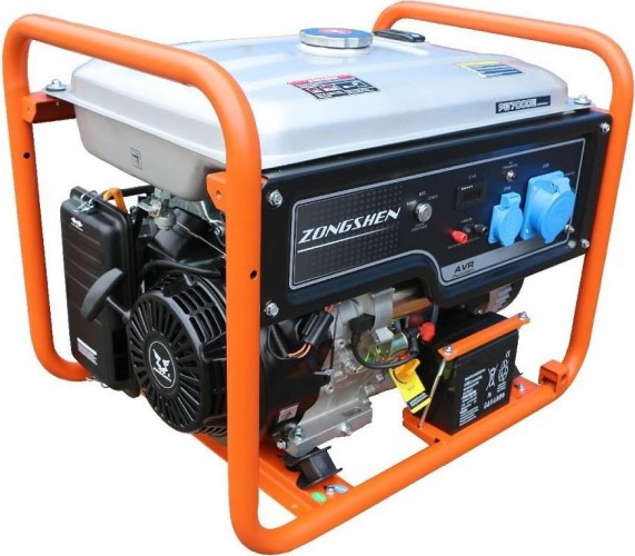 Генератор бензиновый ZONGSHEN PB  7000 E 1T90DF706