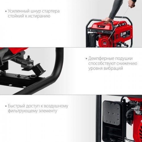 Генератор бензиновый ЗУБР СБ-3300 - изображение 13