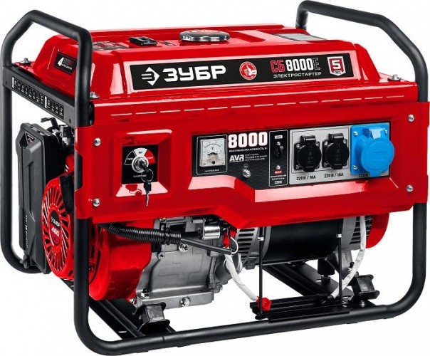 Генератор бензиновый ЗУБР СБ-8000Е - изображение 9
