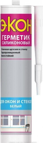 Герметик ЭКОН Для окон и стекол, прозрачный 2229155