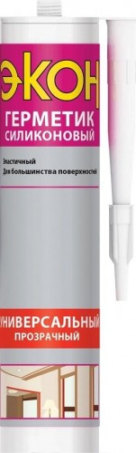 Герметик ЭКОН Универсальный, прозрачный 2229420 Б0031017