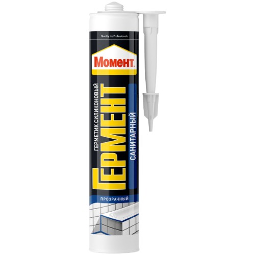 Герметик МОМЕНТ ГЕРМЕНТ Санитарный, прозрачный  1998756 Б0022959