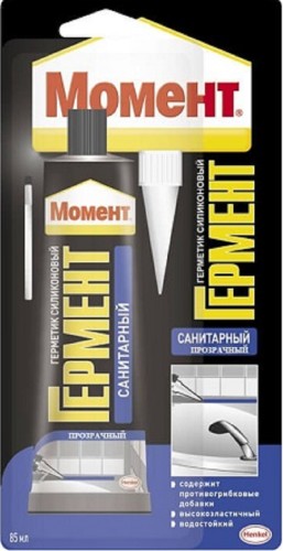 Герметик МОМЕНТ ГЕРМЕНТ Санитарный, белый (85 мл)  1374341