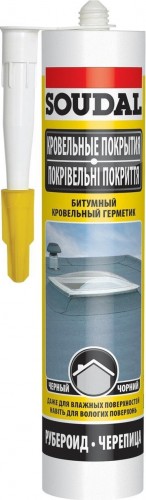 Герметик SOUDAL битумный, кровельный 118299 118299