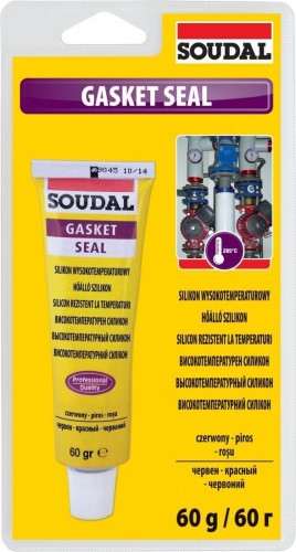 Герметик SOUDAL GASKET SEAL, высокотемпературный (60 гр) 120035 120035