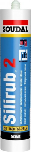 Герметик SOUDAL SILIRUB 2F нейтральный, бесцветный 157057 157057