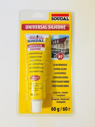 Герметик SOUDAL универсальный, прозрачный (60 гр) 120032 120032