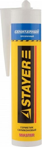 Герметик STAYER MASTER санитарный, прозрачный 41215-2_z01