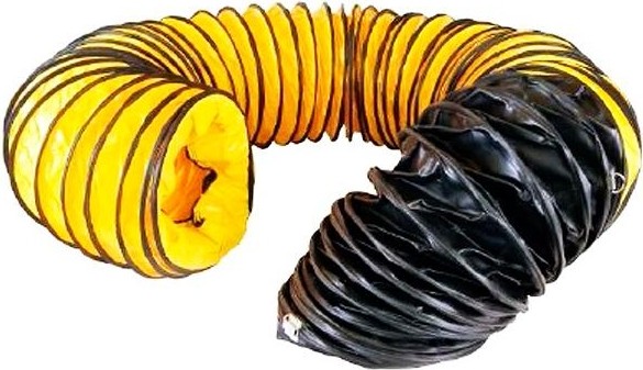 Гибкий шланг (желто-черный) 7,6 м - 508 мм MASTER 4515.552 (для RS 30,  RS 40)