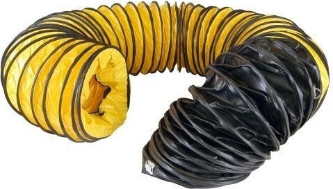 Гибкий шланг (желто-черный) 7,6м -  450 мм MASTER 4515.363 нейлоновый, в сумке-чехле (для BV310-1сопло)