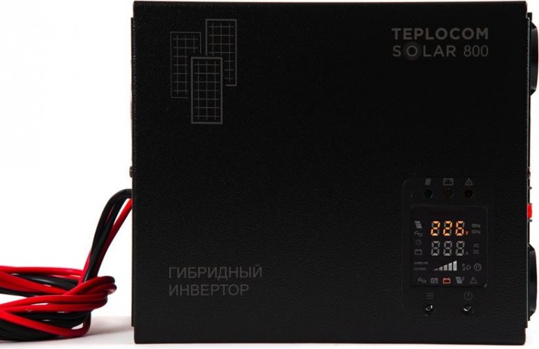 Гибридный солнечный инвертор TEPLOCOM SOLAR- 800 2411 - изображение 2