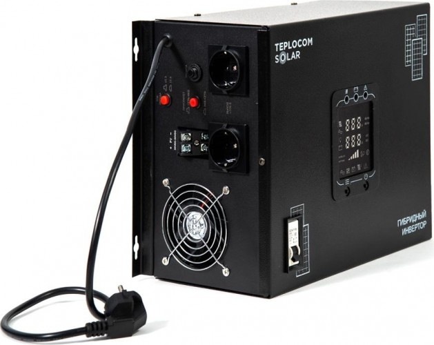 Гибридный солнечный инвертор TEPLOCOM SOLAR-1500 2412 - изображение 3