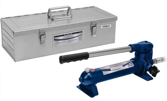 Гидравлическая растяжка STELS 4 т, 17 предметов, в металлическом кейсе 51352