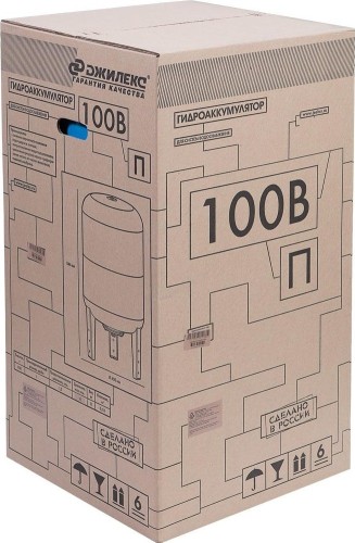 Гидроаккумулятор ДЖИЛЕКС 100ВП вертикальный, с пластиковым фланцем 7106 - изображение 5