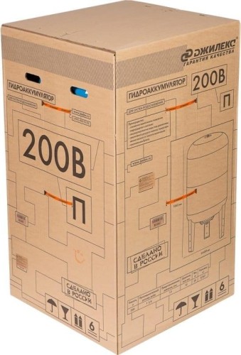 Гидроаккумулятор ДЖИЛЕКС 200ВП вертикальный, с пластиковым фланцем 7154 - изображение 4