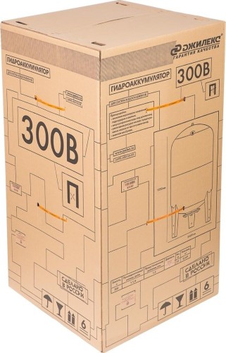 Гидроаккумулятор ДЖИЛЕКС 300В вертикальный 7301 - изображение 4