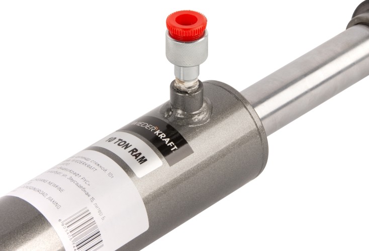 Гидроцилиндр WiederKraft WDK-81210 стяжной с крюками в0000015471 - изображение 3