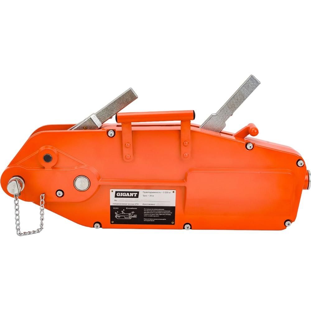 Рычажная лебедка тросовая Gigant МТМ 3200 - изображение 2