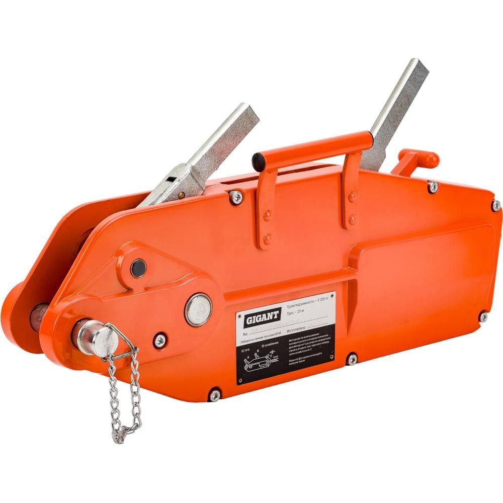 Рычажная лебедка тросовая Gigant МТМ 3200 - изображение 3
