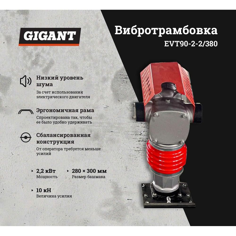 Электрическая вибротрамбовка Gigant EVT90-2,2/380 - изображение 10