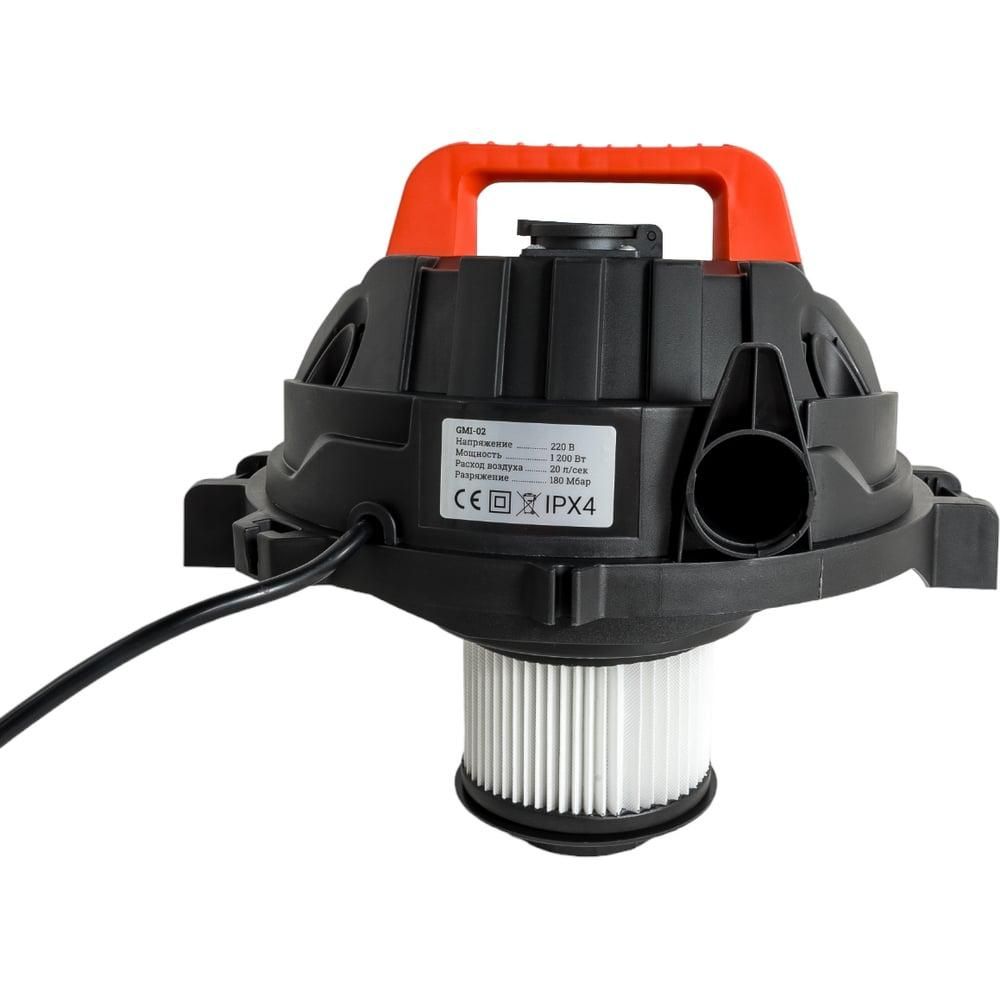 Пылесос для сухой и влажной уборки Gigant Professional GMI-02 с розеткой для электроинструмента 1200Вт, 20л - изображение 10
