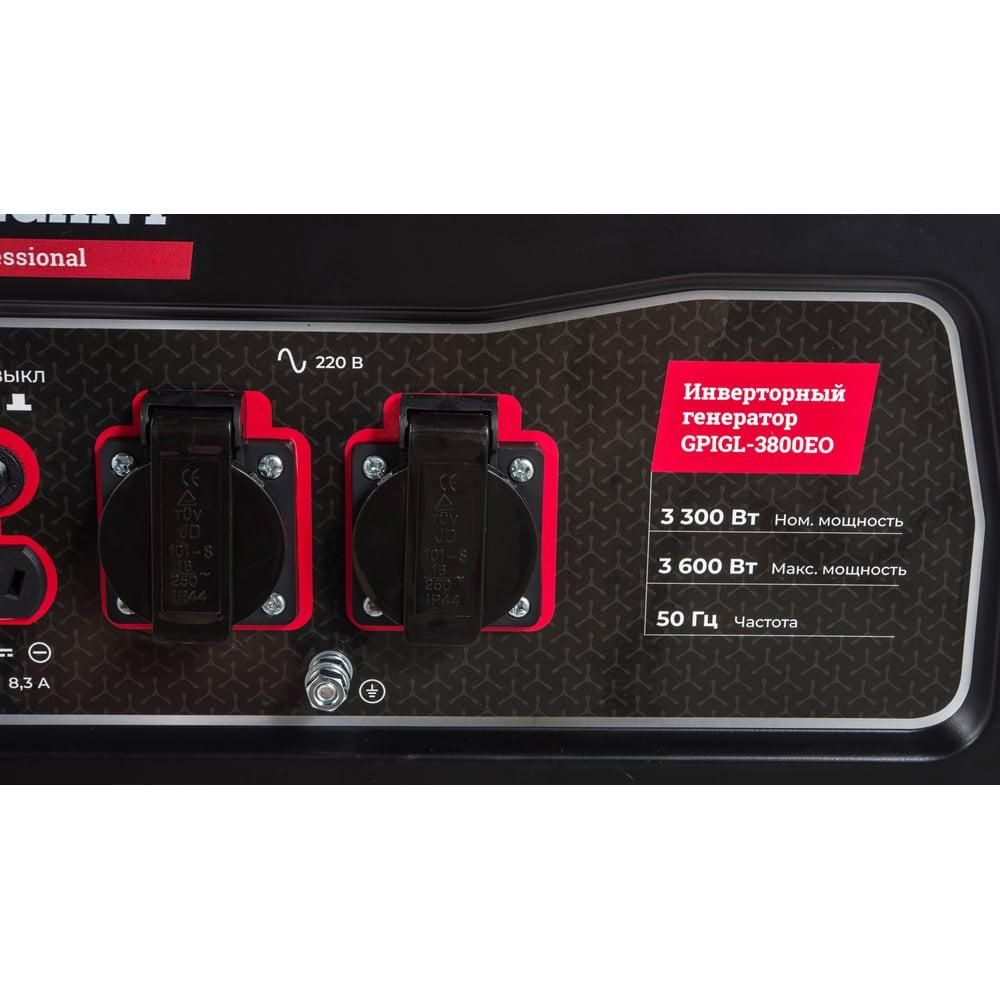 Инверторный генератор Gigant Professional GPIGL-3800EO - изображение 15