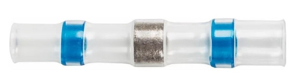 Гильза кабельная REXANT 08-0753 ( уп.10 штук ) изолированная ПК-т 2.5 под пайку L-40 мм, синяя  08-0753