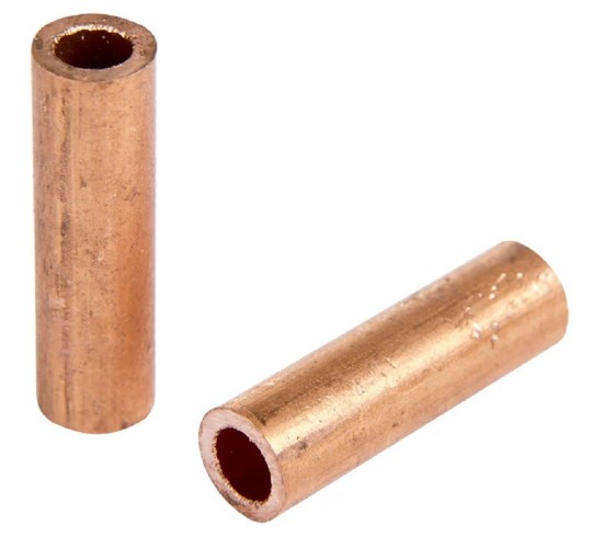 Гильза REXANT 07-5351-2 медная луженая ГМЛ 2,5-2,6 (2,5мм²-ø2,6мм) ГОСТ 23