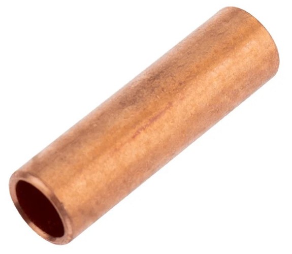 Гильза REXANT 07-5357-1 медная ГМЛ 35-10 (35мм²-ø 10мм) (5 шт/уп)