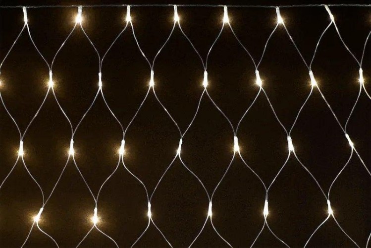 Гирлянда IEK LIGHTING сеть 1,5х1,5м 160 светодиод теплый белый свет IP20, контр/8 сцен LGDB410-1-160-L1-T-S-44 - изображение 2