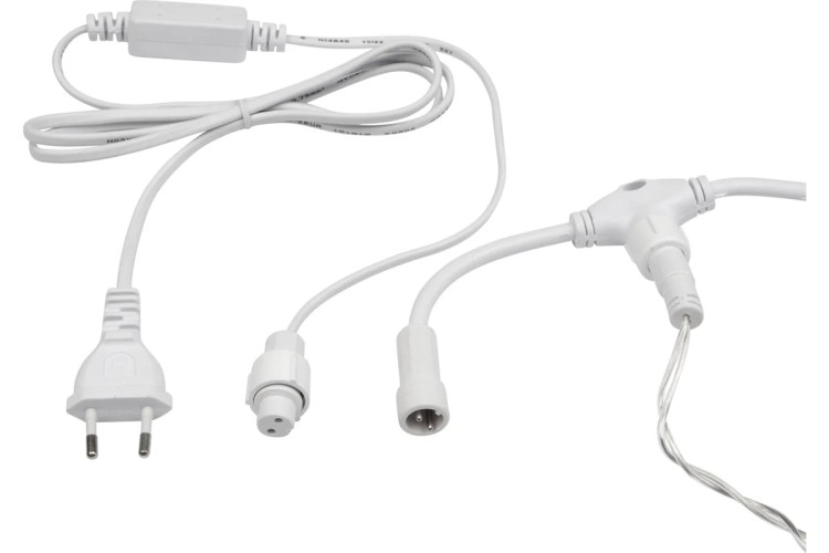 Гирлянда Neon-Night 235-315-6 Занавес 2x1,5м 192 LED БЕЛЫЙ IP65, 230B - изображение 5