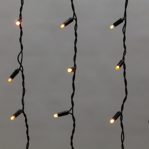 Гирлянда Neon-Night 255-131 БАХРОМА (Айсикл), 4,8х0,6м, 176 LED ЖЕЛТЫЙ, IP65 - изображение 4