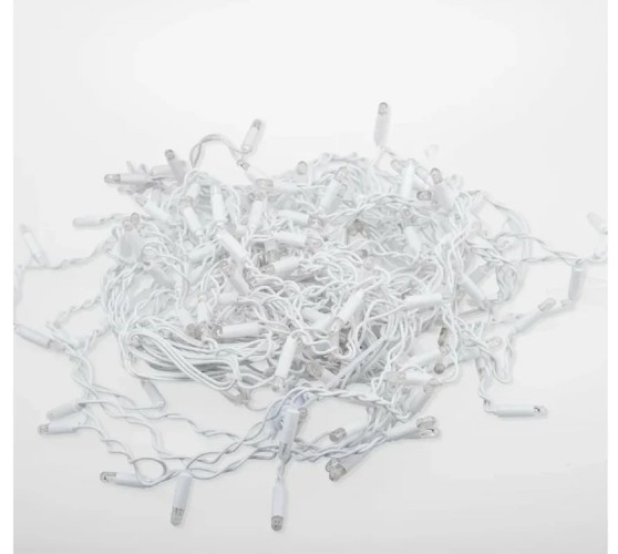 Гирлянда Neon-Night 255-166 БАХРОМА (Айсикл), 4,8х0,6м, 176 LED ТЕПЛЫЙ БЕЛЫЙ