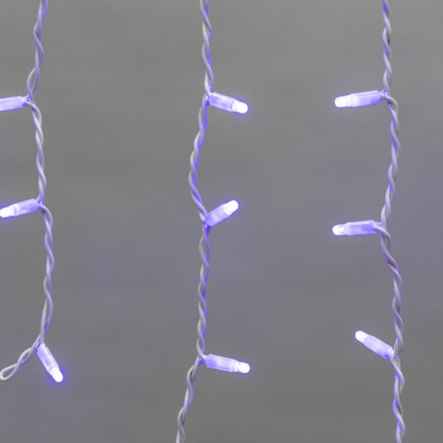 Гирлянда Neon-Night 255-203 БАХРОМА (Айсикл), 4,0х0,6м, 128 LED СИНИЙ, 2,3мм - изображение 4