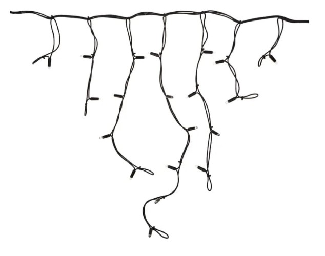 Гирлянда Neon-Night 255-365 БАХРОМА (Айсикл) 5х0,7м, 152 LED БЕЛЫЙ 2,3мм, IP67 - изображение 2