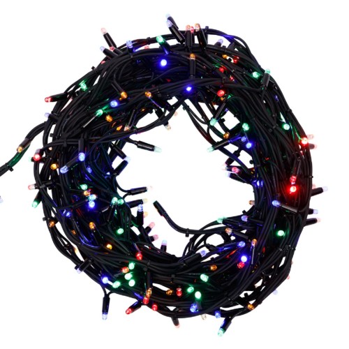 Гирлянда Neon-Night 303-329 ТВИНКЛ 20м, 240 LED МУЛЬТИКОЛОР, черный Каучук - изображение 2