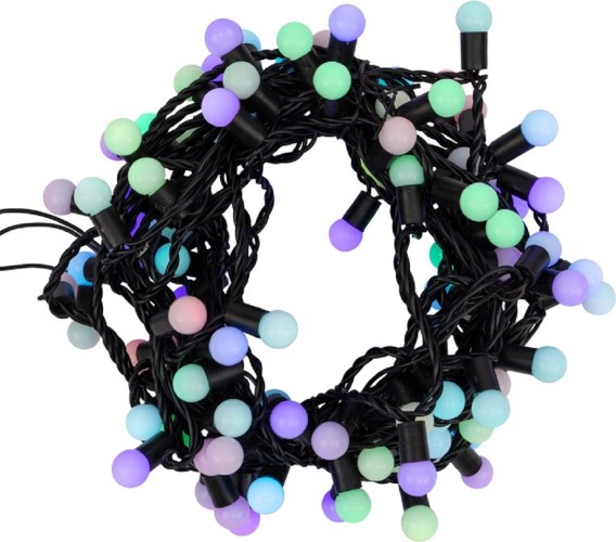 Гирлянда Neon-Night 303-509-4 Мультишарики Ø17,5мм, 10м 100 LED RGB - изображение 2