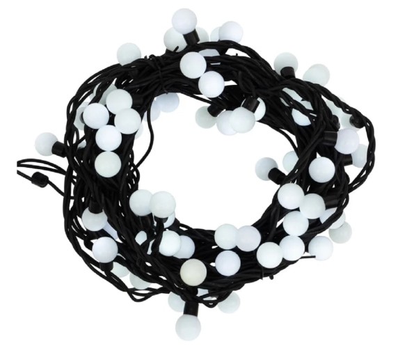 Гирлянда Neon-Night 303-595 Мультишарики Ø23 мм, 10 м, 80 LED БЕЛЫЙ