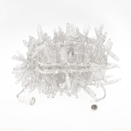 Гирлянда Neon-Night 303-636 Кластер 10м, прозрач. ПВХ, IP65, 200 LED, теп.бел