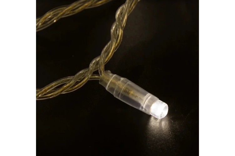 Гирлянда Neon-Night 305-156 Нить 10м (2 модуляx5м) 100 LED ТЕПЛЫЙ БЕЛЫЙ - изображение 3