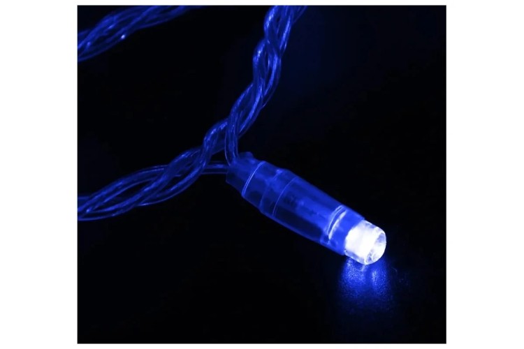 Гирлянда Neon-Night 305-183 Нить 10м (2 модуляx5м) 100 LED СИНИЙ - изображение 3