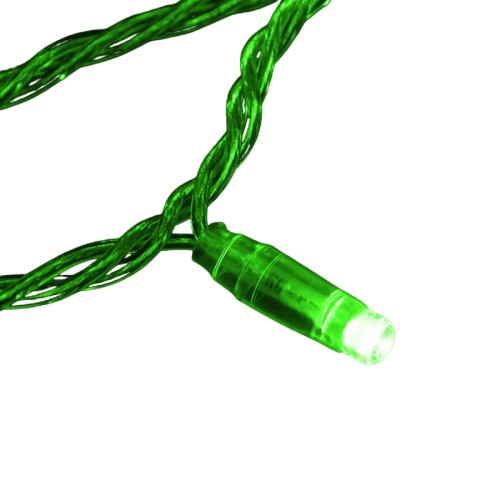 Гирлянда Neon-Night 305-184 Нить 10м (2 модуляx5м) 100 LED ЗЕЛЕНЫЙ - изображение 2